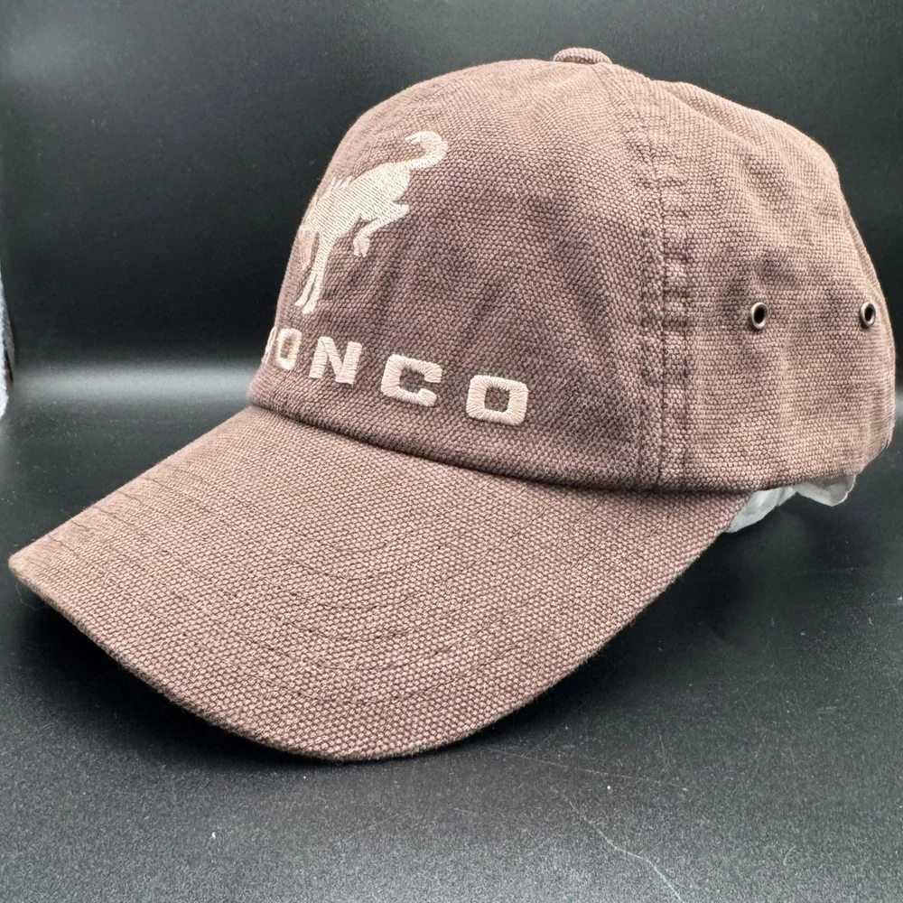 Ford Bronco Brown Embroidered Baseball Hat Ball‎ Dad Cap Unstructured Licensed - Picture 5 of 8
